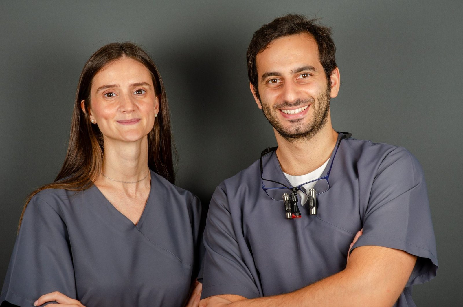Tommaso y Berta, dentistas de Caivano & Andía
